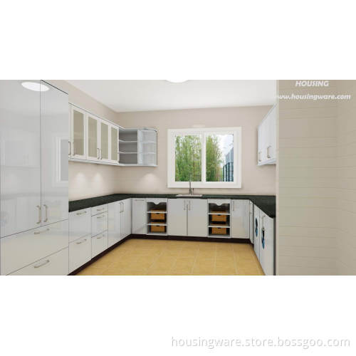 High Quality Home Furniture Lacquer Laundry Cabinet (HL-L03)